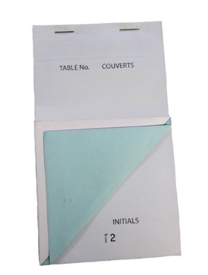 Duplicate Restaurant Waiter Pads - Medium - Pack of 50